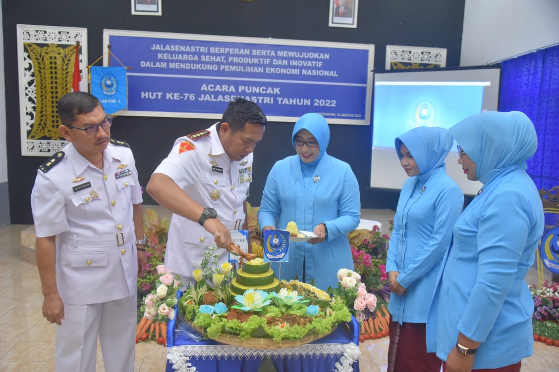 Tni Al Lanal Lhokseumawe Peringati Acara Puncak Hut Jalasenastri Ke 76