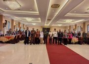 Kabag Ops Polres Kediri Kota Hadiri Rapat Koordinasi dan Evaluasi Pilkada Serentak 2024 di Lotus Garden Hotel